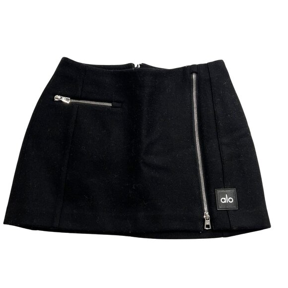 ALO Yoga Winter Wool Vendome Skirt in Black